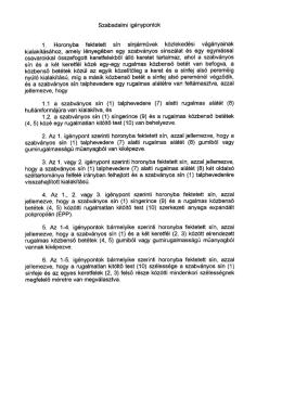 Szabadalmi ig&eacute;nypontok 1. Horonyba fektetett sin sinj&aacute;rművek