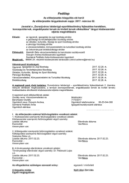 2. napirendi pont - Duna&uacute;jv&aacute;ros Megyei Jog&uacute; V&aacute;ros &Ouml;nkorm&aacute;nyzata