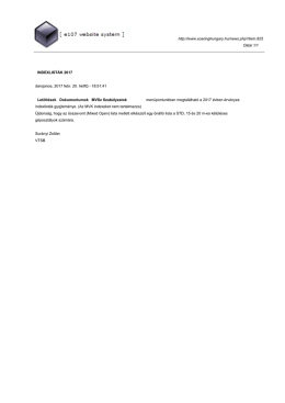 INDEXLIST &Aacute;K 2017