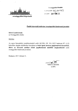 Önálló képviselői indítvány