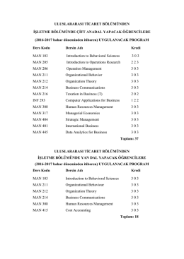 2016-2017 bahar döneminden iti