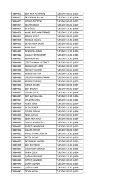 F3160001 EDA NUR ALTUNBAŞ TUESDAY 08.00 @209 F3160002