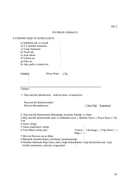 Hayvan hibe başvuru formatını indirin.