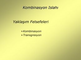 Kombinasyon ıslahı Kaynak