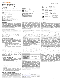 Surgical Instruments for Intervertebral Disc Preparation