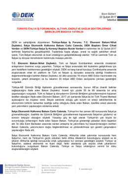 t&uuml;rkiye-italya iş forumu 22022017