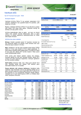 Vakıfbank (EÜ) - Garanti Yatırım