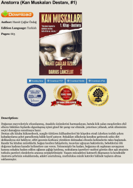 EPUB Anstorra (Kan Muskaları Destanı, #1)