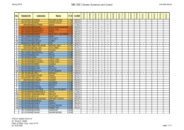 ME 352 lab-attendance