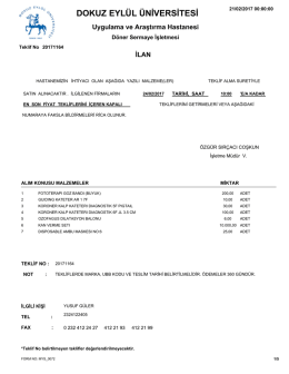 Dokuz Eyl&uuml;l &Uuml;niversitesi Hastanesi