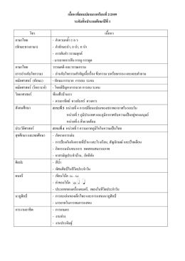รายละเอียดเนื้อหาการสอบ