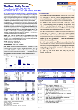 Thailand Daily Focus
