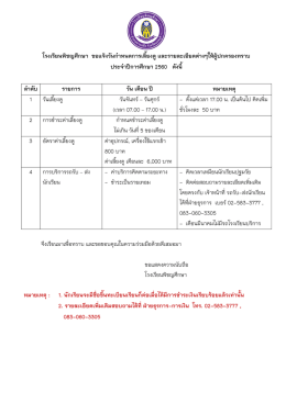 เตรียมปฐมวัย 1 - โรงเรียนพิชญศึกษา