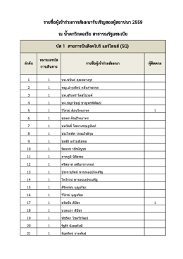 รำยชื่อผู้เข้ำร่วมกำรสัมมนำรับเชิญสองผู้สถ