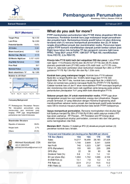 PTPP Company Update 220217 - Samuel Sekuritas Indonesia