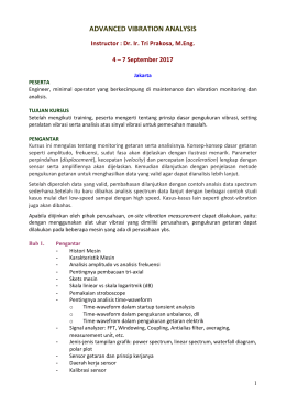 advanced vibration analysis