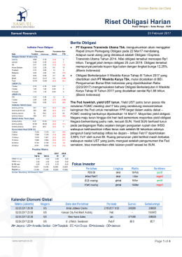 Riset Fixed Income Harian - Samuel Sekuritas Indonesia