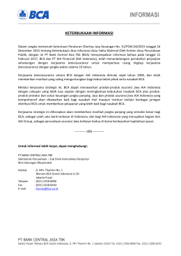 Bank Central Asia (BCA)`s Financial Performance Report for H1 2004