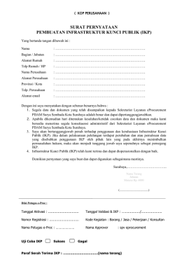 surat pernyataan buat IKP 2017