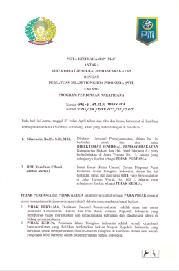 bertindak untuk dan atas nama