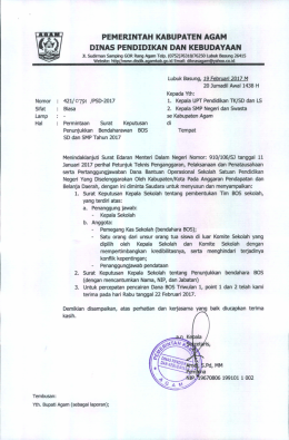 surat lengkap dapat Saudara unduh disini