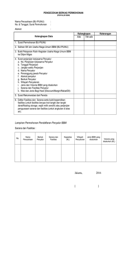 pengecekan berkas permohonan