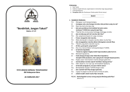 008. Ibadah Minggu GKI Kebayoran Baru