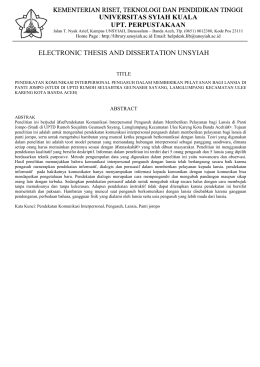 abstrak - (ETD) Unsyiah