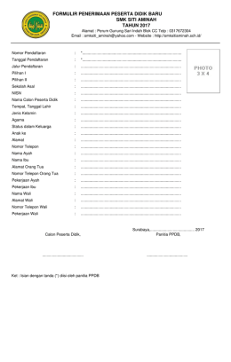 formulir - website smk siti aminah segera hadir