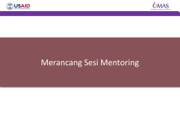 Merancang Sesi Mentoring