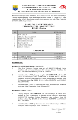 hasil di disini - Institut Ilmu Kesehatan