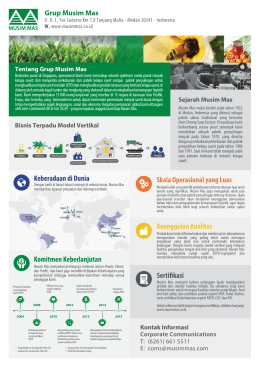 Sustainability Fact sheet bahasa