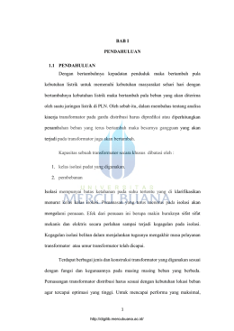 BAB I PENDAHULUAN 1.1 PENDAHULUAN Dengan bertambahnya