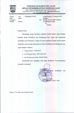 dinas pendidikan dan kebudayaan