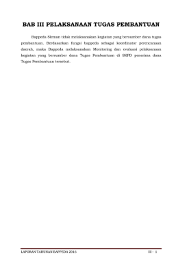 BAB III - bappeda sleman
