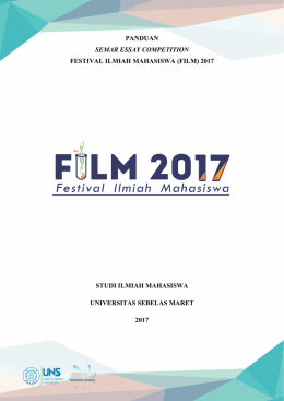 Panduan - Festival Ilmiah Mahasiswa UNS 2017