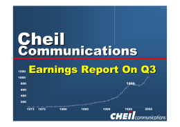 2002 3/4분기 기업설명회
