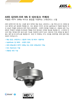 AXIS Q3505-SVE Mk II 네트워크 카메라