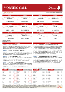 미금리인상 우려 등 내우외환에 소폭 하락