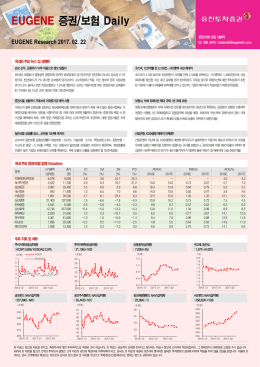EUGENE 증권/보험 Daily