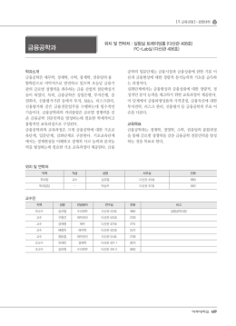 금융공학과 - 아주대학교