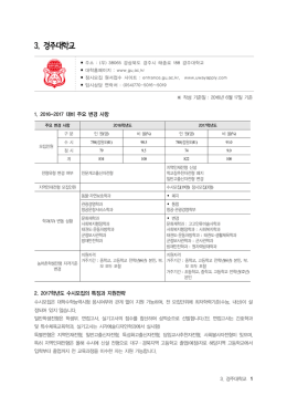 2010학년도 수시모집 관련 자료 협조