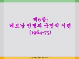 베트남전쟁과 국민적 시련