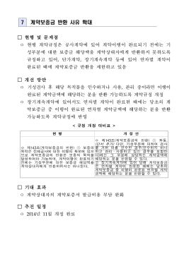 7_계약보증금 반환 사유 확대.hwp