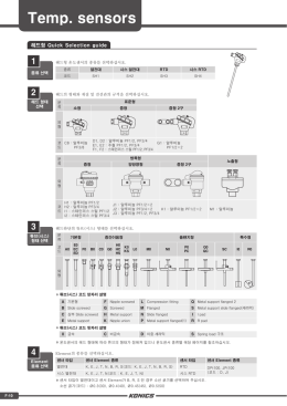 온도센서 Quick Selection