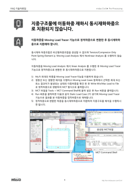 지중구조물에 이동하중 재하시 동시재하하중으로 치환
