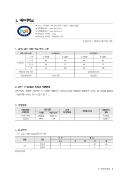 2010학년도 수시모집 관련 자료 협조