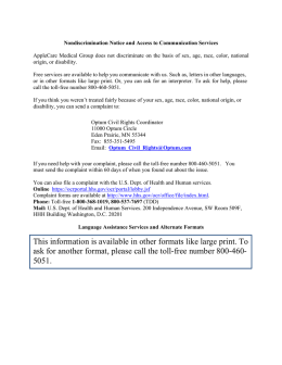 Language Assistance/Non-Discrimination Notice
