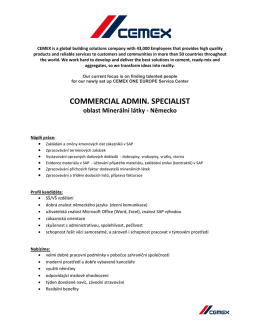 commercial admin. specialist