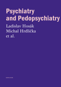 Psychiatry and Pedopsychiatry - Ukázka